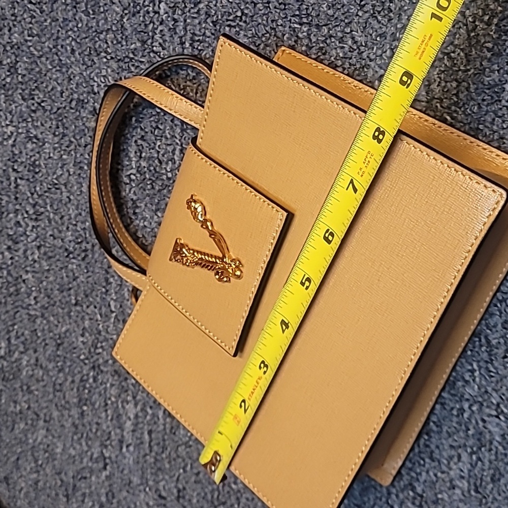 Versace  Virtus Tan Handbag - Picture 4 of 9